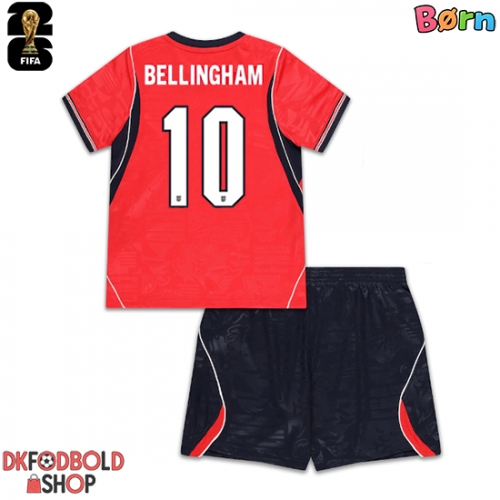 England Jude Bellingham #10 Udebanesæt Børn VM 2026 Kort ærmer (+ korte bukser)